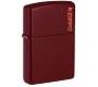 ZIPPO Lighter - 46021 ZL Merlot Red with Zippo Logo -  Price: 35,90€