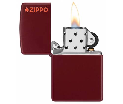 ZIPPO Lighter - 46021 ZL Merlot Red with Zippo Logo -  Price: 35,90€