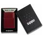 ZIPPO Lighter - 46021 ZL Merlot Red with Zippo Logo -  Price: 35,90€
