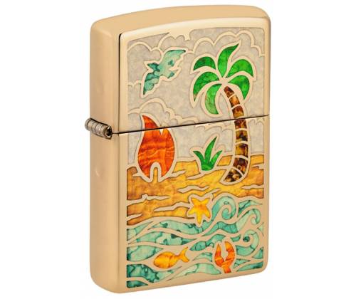 ZIPPO Lighter - 46140 Beach Day Design -  Price: 44,50€