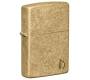 ZIPPO Lighter - Armor® Tumbled Brass Flame (46398) -  Price: 48,50€