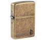ZIPPO Αναπτήρας - Armor® Antique Brass Flame (46400) - Τιμή: 63,50€