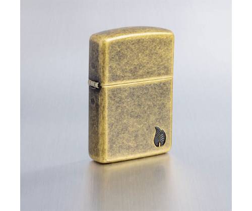 ZIPPO Αναπτήρας - Armor® Antique Brass Flame (46400) - Τιμή: 63,50€