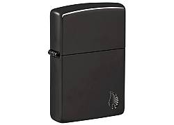 ZIPPO Lighter - Armor® High Polish Black Flame (46402)