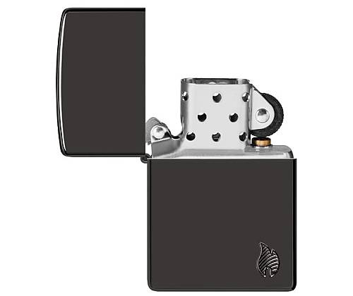 ZIPPO Lighter - Armor® High Polish Black Flame (46402) -  Price: 62,50€
