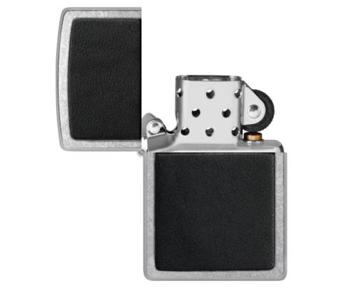 ZIPPO Lighter - Street Chrome Black Leather (46778) -  Price: 33,90€