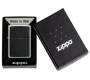ZIPPO Lighter - Street Chrome Black Leather (46778) -  Price: 33,90€