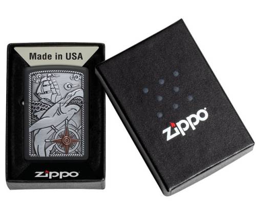 ZIPPO Lighter - Ship Shark (48120) -  Price: 58,90€
