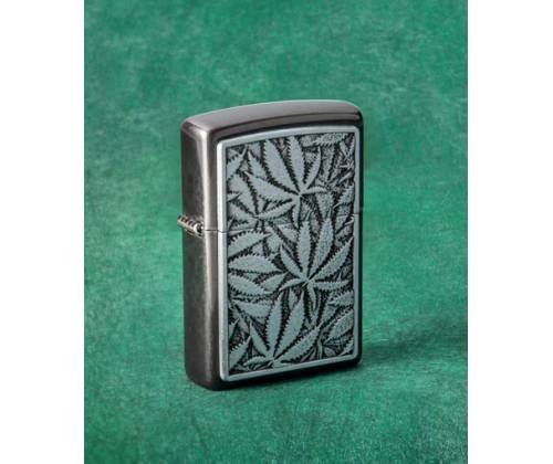 ZIPPO Lighter - 48123 Cannabis Emblem Design -  Price: 50,50€