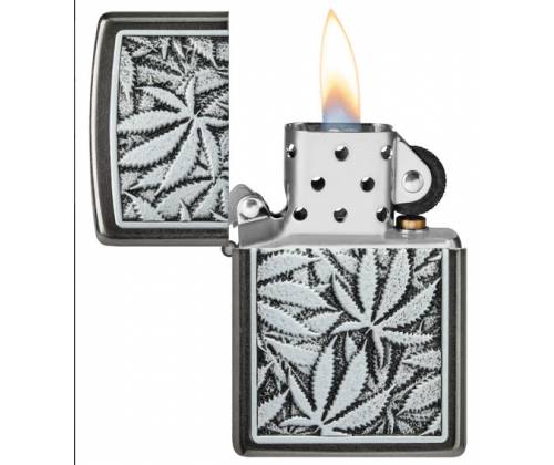 ZIPPO Lighter - 48123 Cannabis Emblem Design -  Price: 50,50€