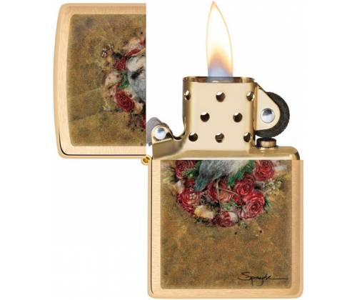 ZIPPO Lighter - Spazuk - Bird and Roses (48329) -  Price: 55,50€