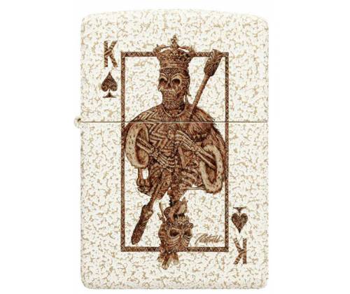 ZIPPO Lighter - 48552 Rick Rietveld Ace Skull Design -  Price: 45,90€