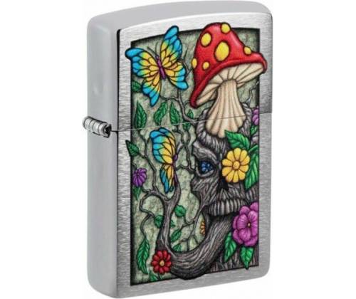 ZIPPO Lighter - 48635 Freaky Nature Mushroom Village Design -  Price: 31,50€