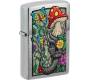 ZIPPO Lighter - 48635 Freaky Nature Mushroom Village Design -  Price: 31,50€