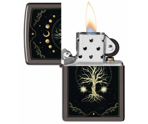ZIPPO Lighter - Mystic Nature Black Ice (48636) -  Price: 44,90€
