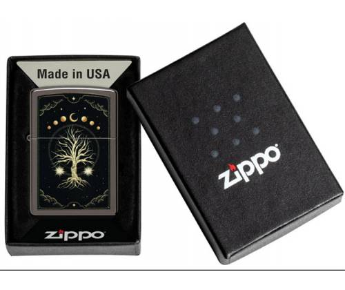 ZIPPO Lighter - Mystic Nature Black Ice (48636) -  Price: 44,90€