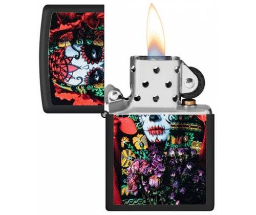 ZIPPO Lighter - 48652 Sugar Woman Skull -  Price: 53,00€