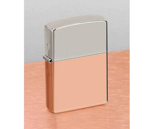 ZIPPO Αναπτήρας Bimetal Case Lighter - Sterling Silver Lid (48694) -  Price: 359,00€