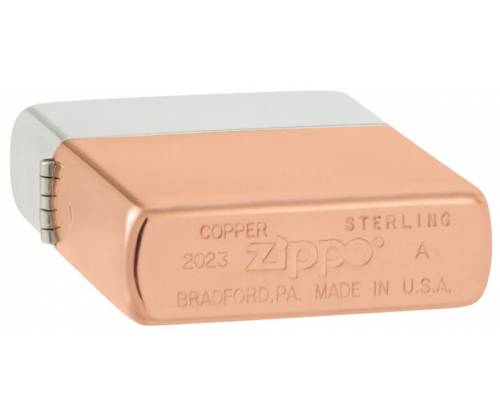 ZIPPO Αναπτήρας Bimetal Case Lighter - Sterling Silver Lid (48694) -  Price: 359,00€