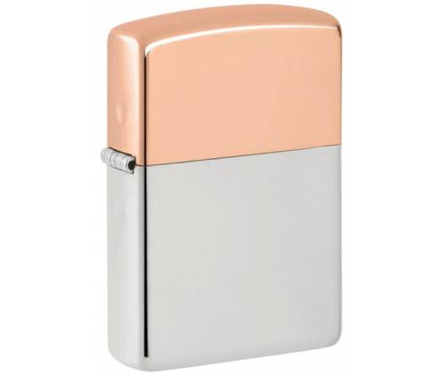 ZIPPO Αναπτήρας Bimetal Case Lighter - Sterling Silver Lid (48695) -  Price: 359,00€