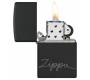Zippo Lighter - 48979 Black Logo -  Price: 39,40€