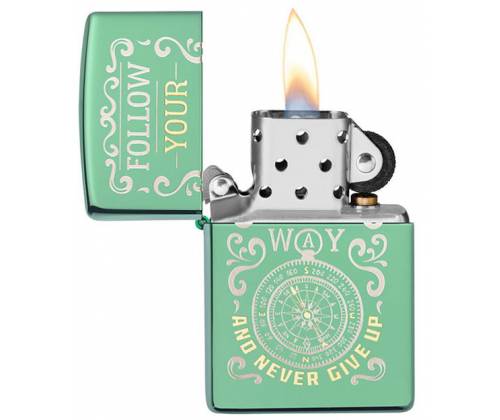 ZIPPO Lighter - 49161 Follow Your Way -  Price: 55,50€