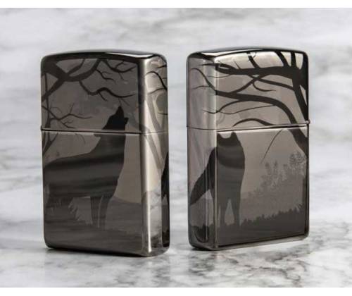 ZIPPO Lighter - 49188 Wolves 360 Design -  Price: 53,50€