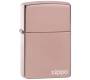 ZIPPO Αναπτήρας - 49190 ZL Rose Gold Με Λογότυπο Zippo -  Price: 39,90€