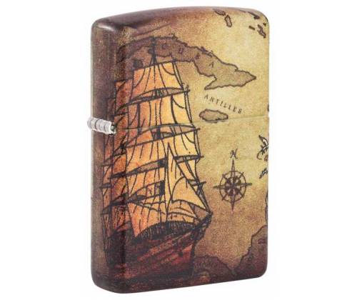 ZIPPO Lighter - 49355 Pirate Ship Design - Price: 56,90€