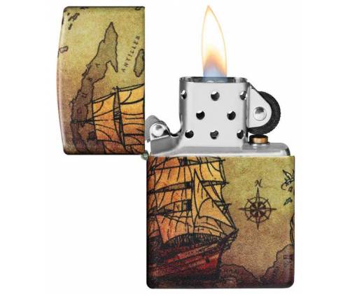 ZIPPO Lighter - 49355 Pirate Ship Design - Price: 56,90€