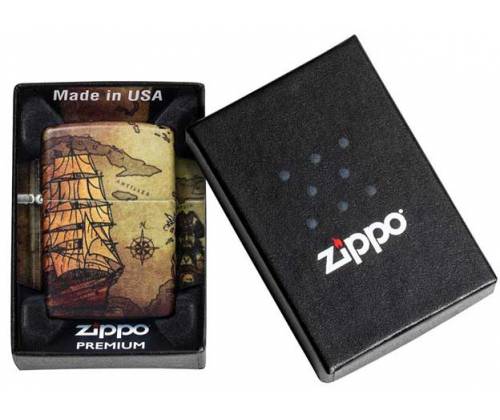 ZIPPO Lighter - 49355 Pirate Ship Design - Price: 56,90€