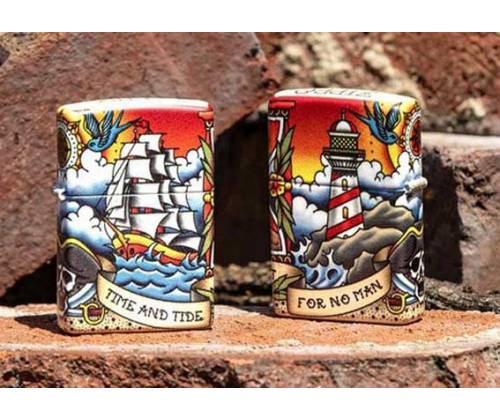 ZIPPO Lighter - 49532 Nautical Tattoo Design -  Price: 49,60€
