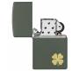 ZIPPO Lighter - 49796 Four Leaf Clover Design -  Price: 34,50€