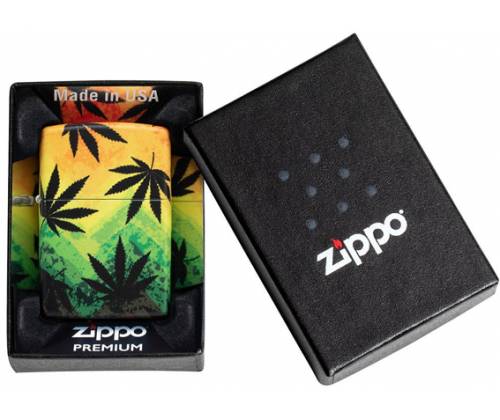 ZIPPO Αναπτήρας - 49806 Cannabis Design - Τιμή: 51,50€