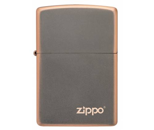 ZIPPO Αναπτήρας - 49839ZL Rustic Bronze με Λογότυπο Zippo - Τιμή: 49,90€