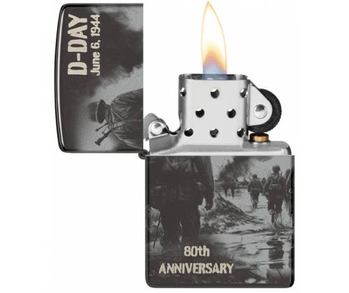 ZIPPO Αναπτήρας - D-Day 2024 Collectible Of The Year - 80th Anniversary (24756-113473) - Τιμή: 92,00€