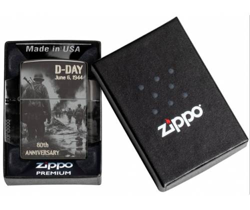 ZIPPO Αναπτήρας - D-Day 2024 Collectible Of The Year - 80th Anniversary (24756-113473) - Τιμή: 92,00€