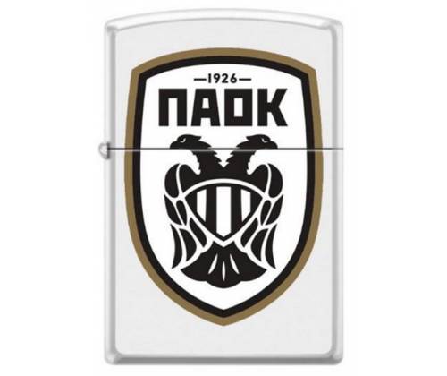 ZIPPO Αναπτήρας - White Matt ΠΑΟΚ (218-119416) - Τιμή: 39,90€