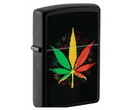ZIPPO Αναπτήρας - Rasta Cannabis Design -  Price: 55,50€