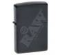 ZIPPO Raw Αναπτήρας - Black with Black Logo - Τιμή: 55,90€