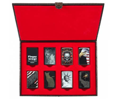 Zippo Luxury Box Set with 8 Lighters - Collectible -  Price: 345,00€