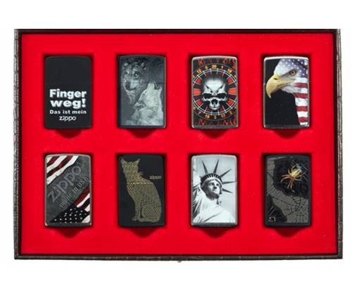 Zippo Luxury Box Set with 8 Lighters - Collectible -  Price: 345,00€