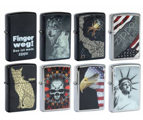 Zippo Luxury Box Set with 8 Lighters - Collectible -  Price: 345,00€