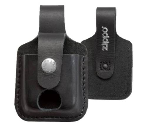 Zippo Leather Case Black with Notch - Fits on Belt LPTBK - Price: 17,40€