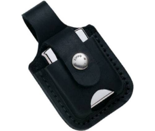 Zippo Leather Case Black with Notch - Fits on Belt LPTBK - Price: 17,40€