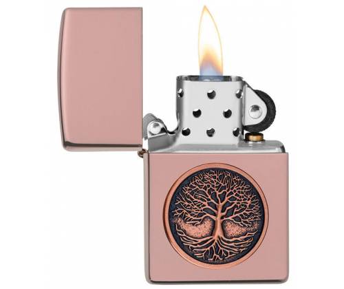 ZIPPO Αναπτήρας - 49638 Tree of Life Rose Gold - Τιμή: 55,00€