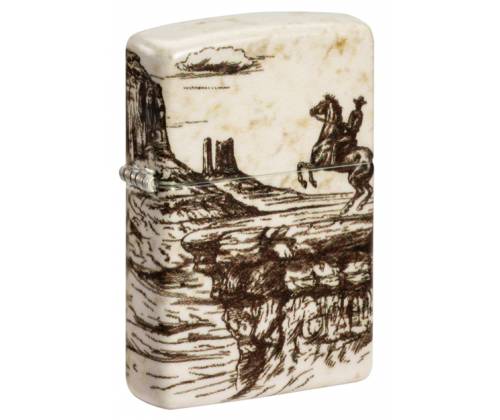 ZIPPO Lighter - Wild West Scene 540° -  Price: 79,50€