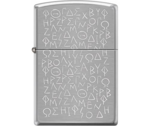 ZIPPO Αναπτήρας - Greek Letters 200-071158 - Τιμή: 27,20€