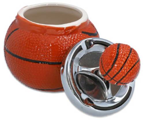 Κεραμικό Τασάκι Αντιανεμικό Spin - Σχέδιο Basketball - Τιμή: 7,70€