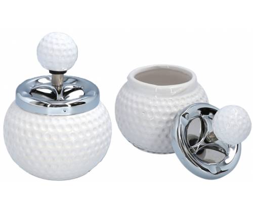 Ceramic ashtray Windproof Spin - Golf Design -  Price: 7,70€